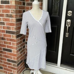 LOLE UPF 50+ Stretch T-Shirt‎ Striped Dress